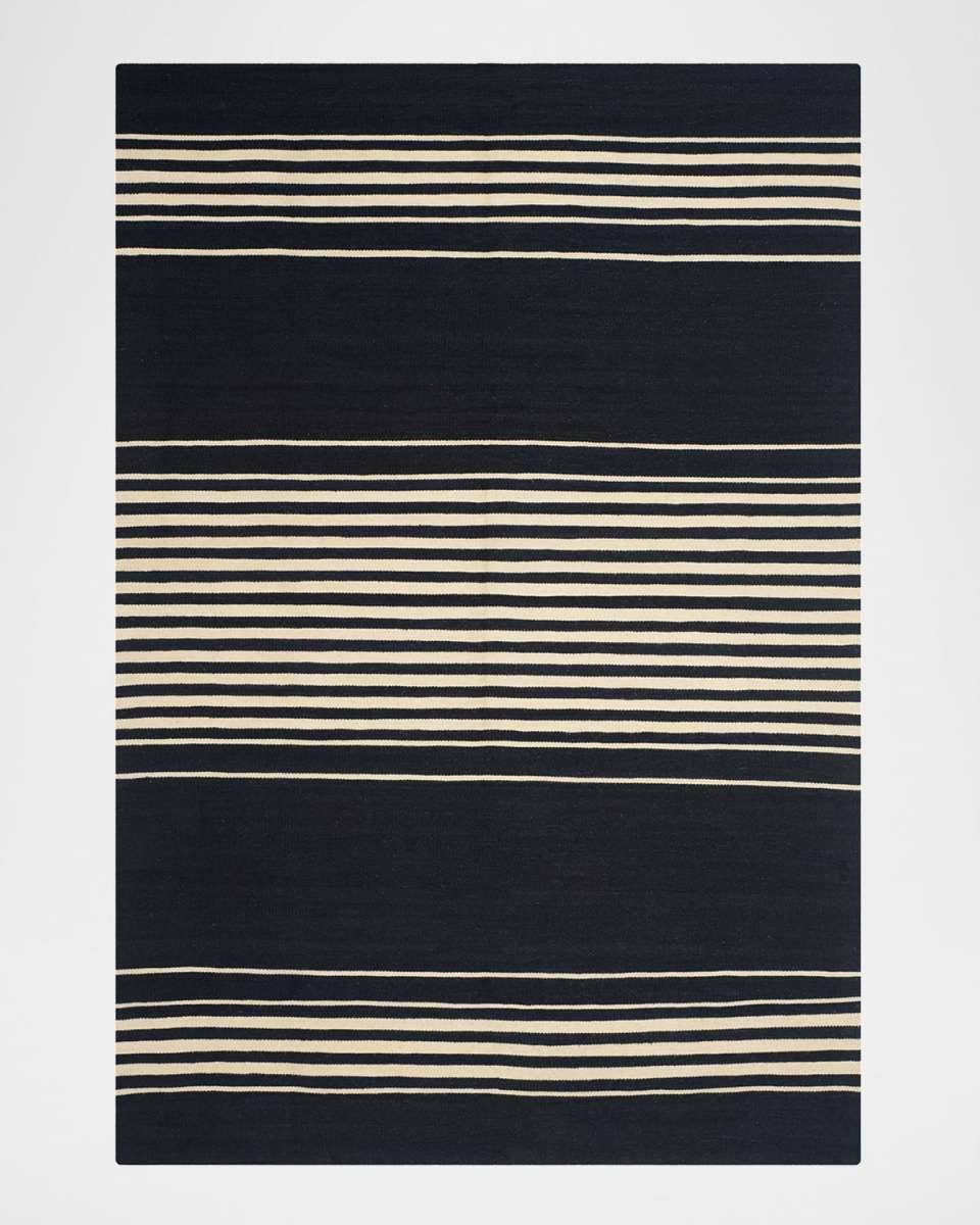 Bluff Point Stripe Hand-Woven Rug, 10' x 14'